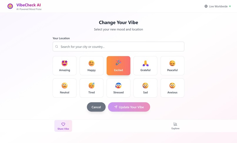 VibeCheck AI – screenshot 2