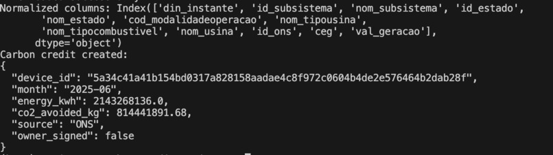 Voltanex-Carbon-Credit-Calculator – screenshot 1