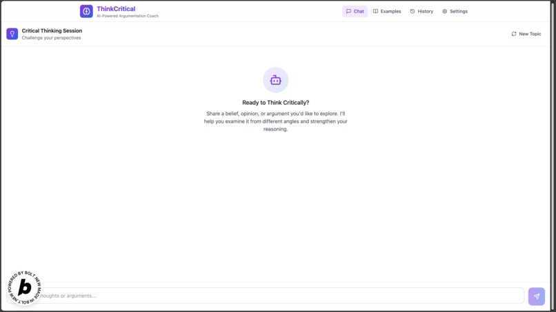 ThinkCritical – screenshot 2