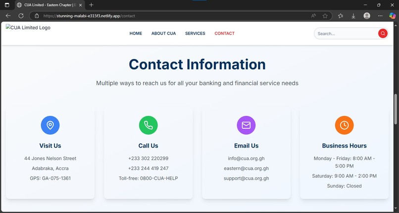 Bank Professional Portfolio Website – screenshot 1