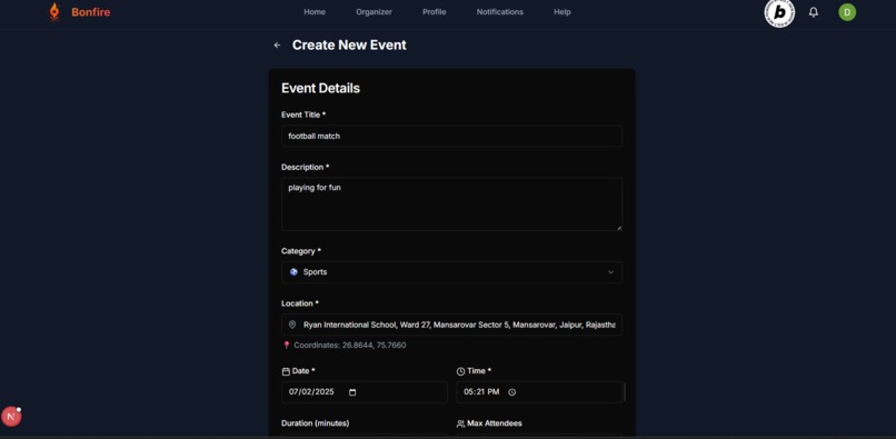 Bonfire - Discover local events happening around you – screenshot 4