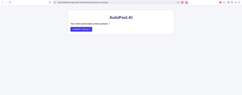 AutoPost.AI – screenshot 1