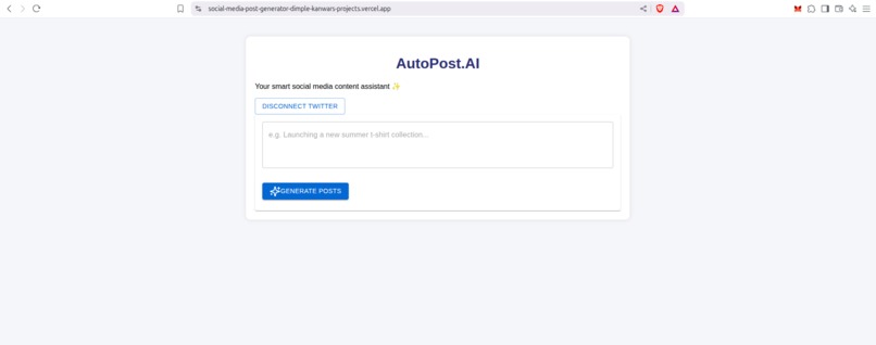 AutoPost.AI – screenshot 2