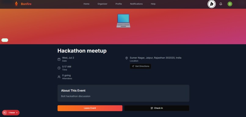 Bonfire - Discover local events happening around you – screenshot 5