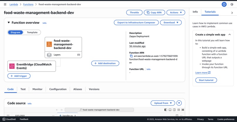 Food Waste Management Application – screenshot 3