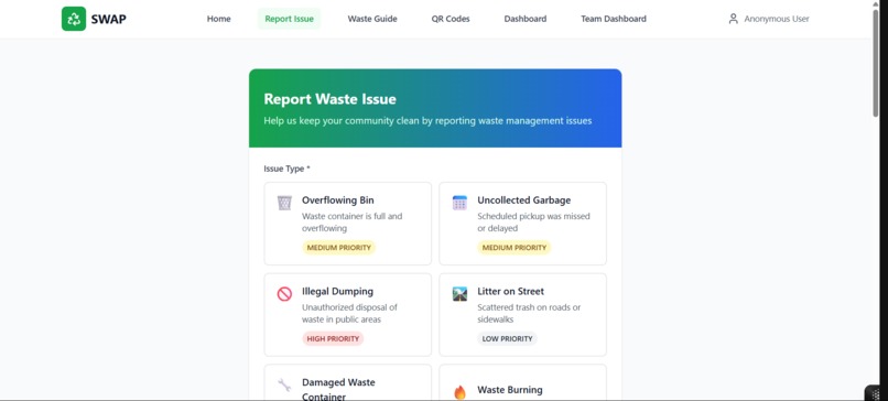 SWAP (Smart Waste Allocation Platform)  – screenshot 3