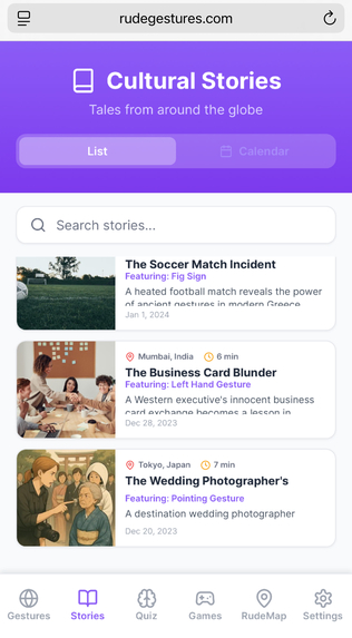 RudeGestures.com – screenshot 4