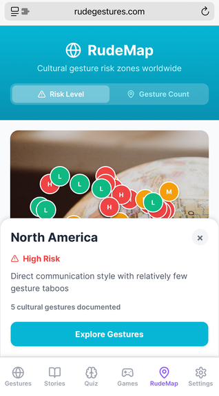 RudeGestures.com – screenshot 5