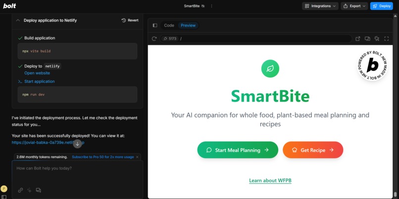 SmartBite – screenshot 1