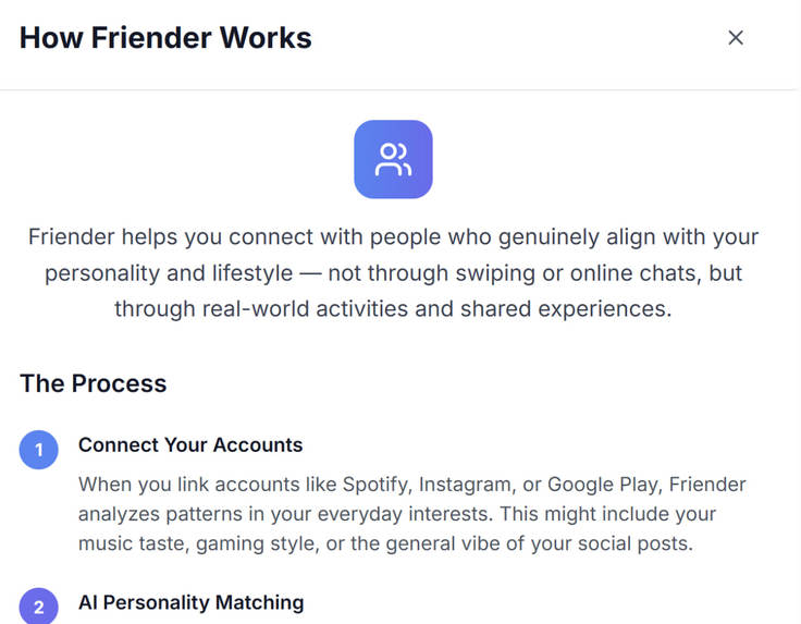 Friender – screenshot 3