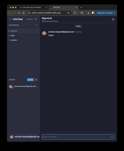 YJS Chat – screenshot 1