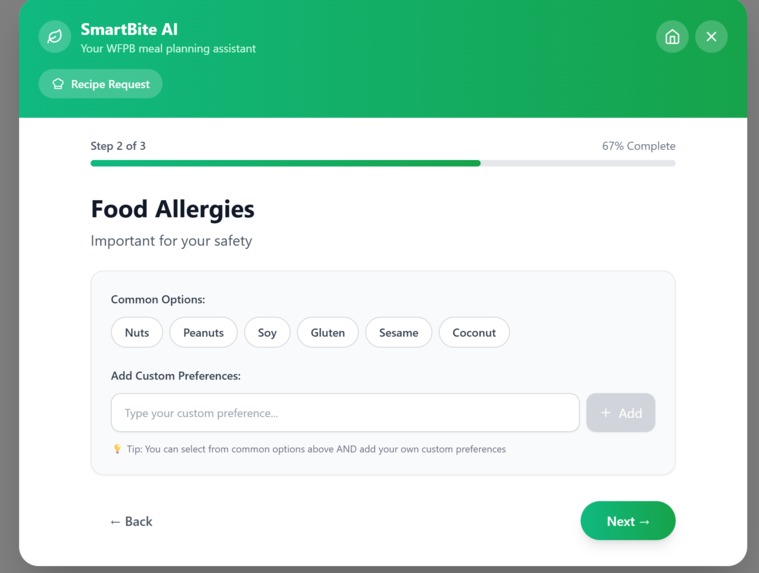 SmartBite – screenshot 5