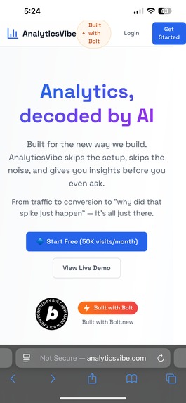 AnalyticsVibe.com – screenshot 1