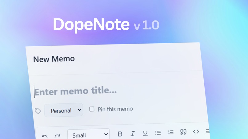 DopeNote – screenshot 3
