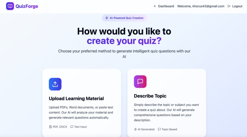 QuizForge – screenshot 3