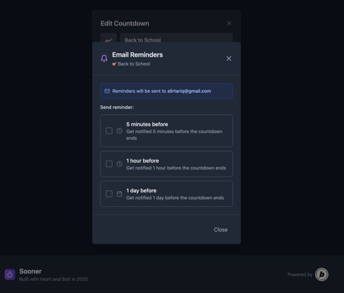 Sooner Countdowns – screenshot 6