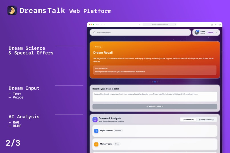 Dreams Talk – screenshot 2