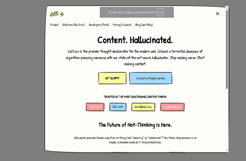 DOLT.slop – screenshot 1