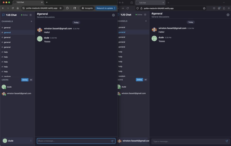 YJS Chat – screenshot 2
