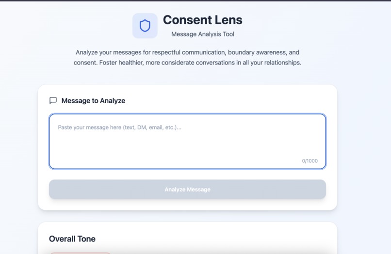 Consent Lens – screenshot 1