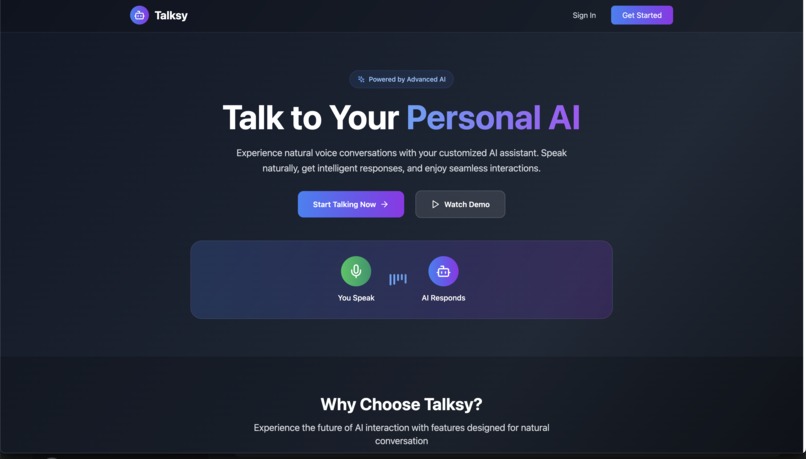 Talksy- An AI therapist – screenshot 7