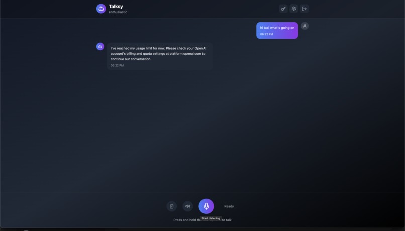 Talksy- An AI therapist – screenshot 8