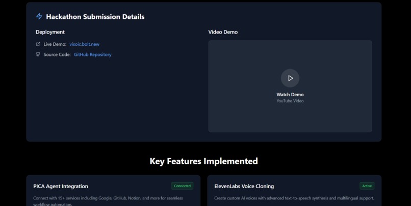VISOIC – Voice-First AI Assistant, Realistic Video Responses – screenshot 5