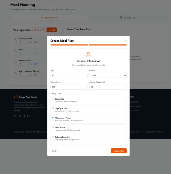 Snap Your Meal – screenshot 8