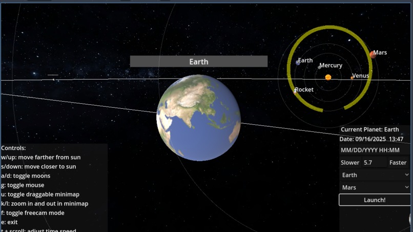 3D Solar System Visualizer – screenshot 5