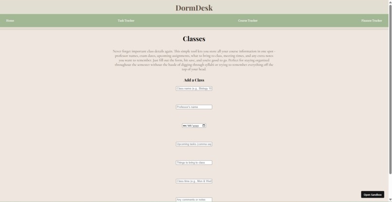 DormDesk – screenshot 4
