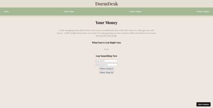 DormDesk – screenshot 5