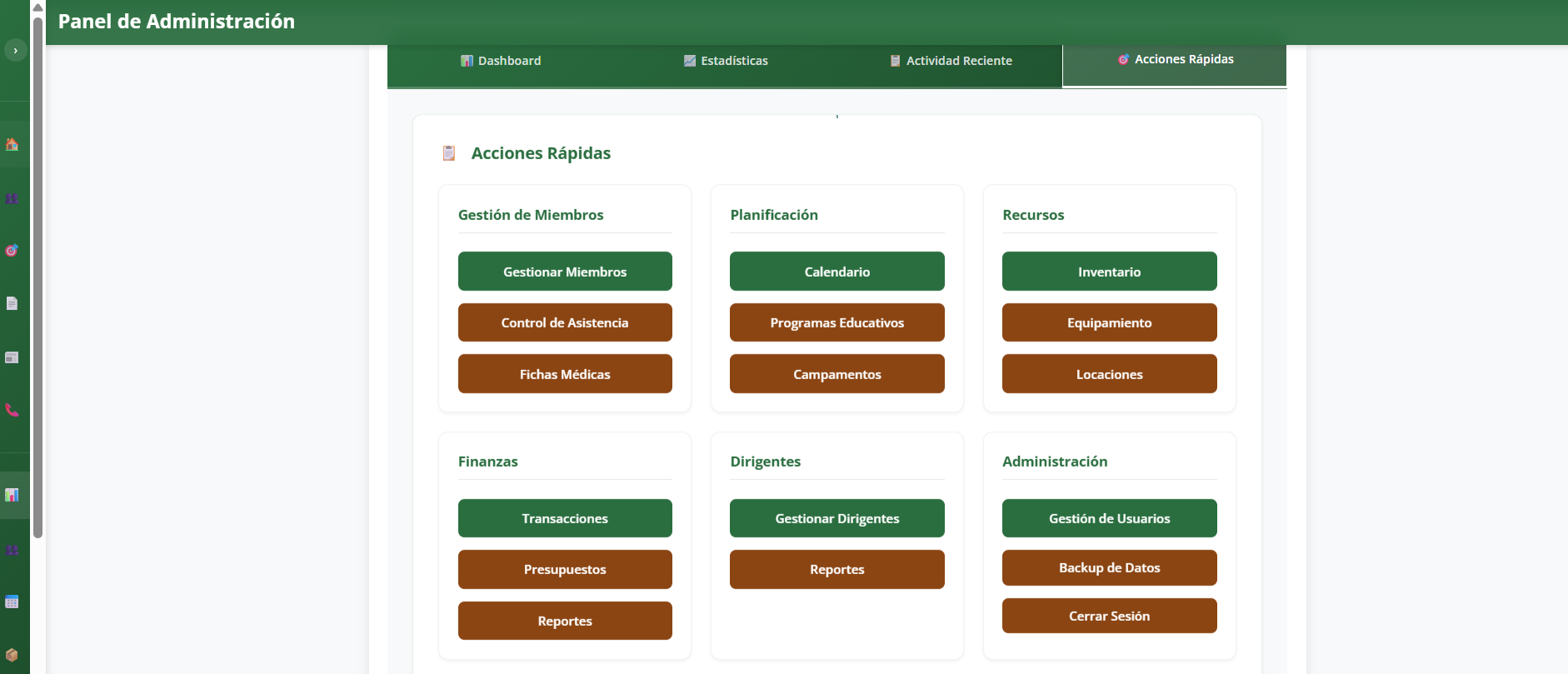 WEB SCOUT MANAGER SYSTEM | Devpost