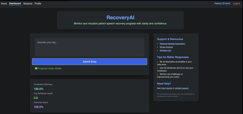 RecoveryAI – screenshot 1