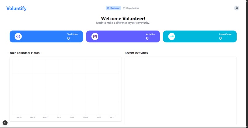 Voluntify – screenshot 1