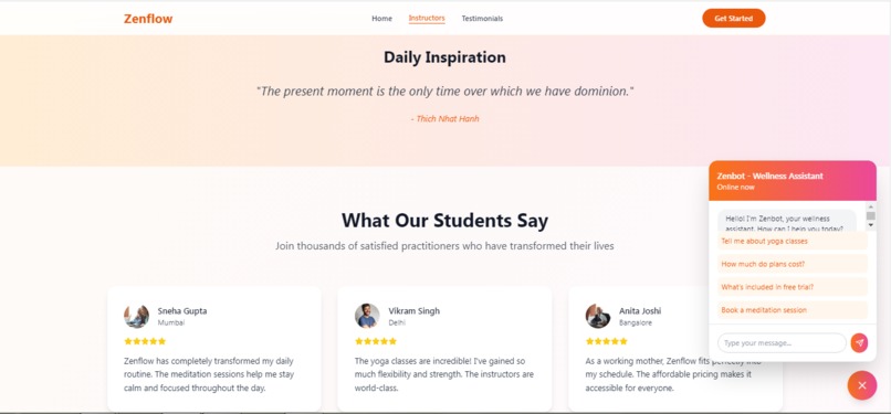 Zenflow  – screenshot 2