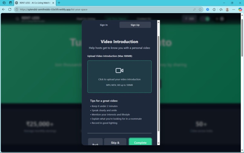 RENT LESS – screenshot 5