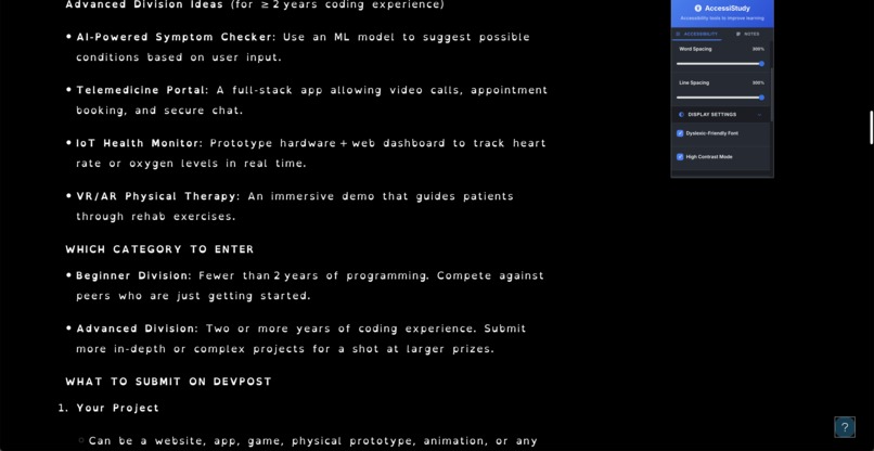 AccessiStudy*** – screenshot 3