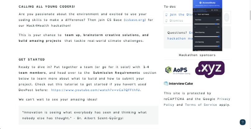 AccessiStudy*** – screenshot 2