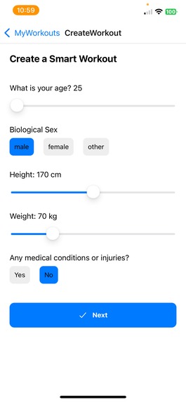 AI Workout Planner – screenshot 7