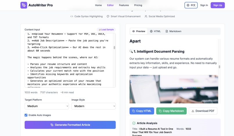 AutoWriter Pro – screenshot 3