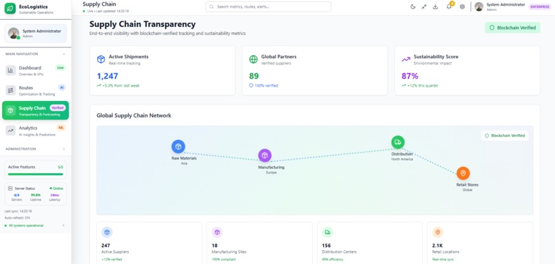 EcoLogistics for a Sustainable and Efficient Future – screenshot 4
