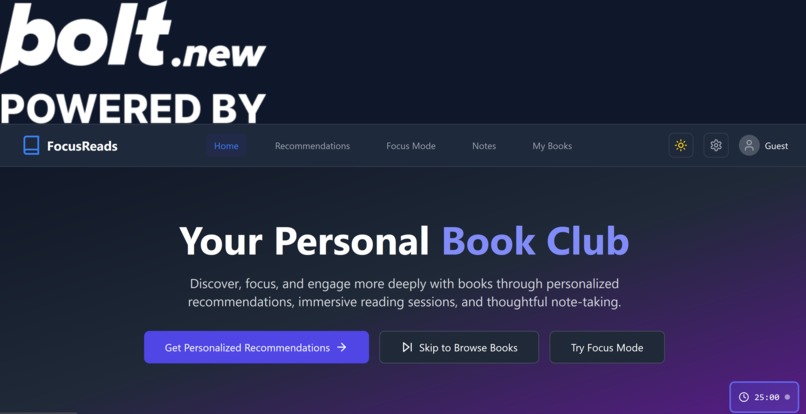 FocusReads - Read more—without distractions. – screenshot 1