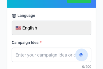 AI social media campaign generator (hashtagX)