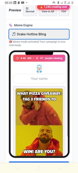 AI social media campaign generator (hashtagX) – screenshot 5