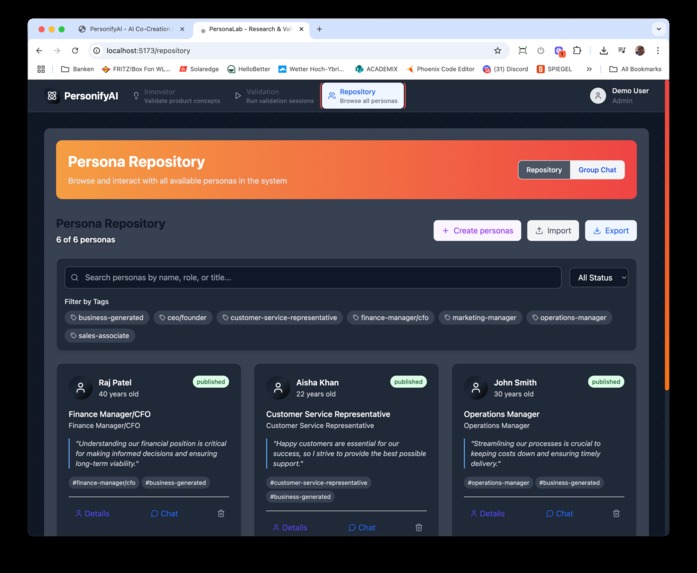 PersonifyAI: Get your ideas talked about! – screenshot 4