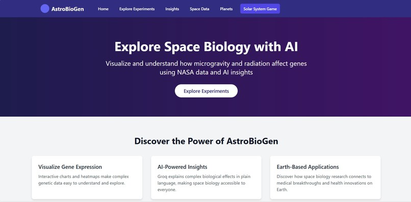 AstroBioGen – screenshot 1