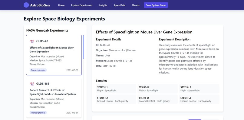 AstroBioGen – screenshot 2