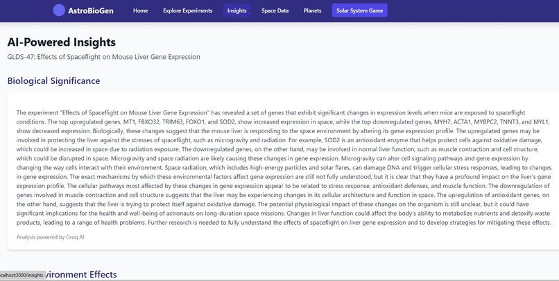 AstroBioGen – screenshot 3