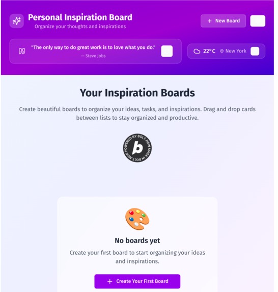 Personal Inspiration Board – screenshot 1