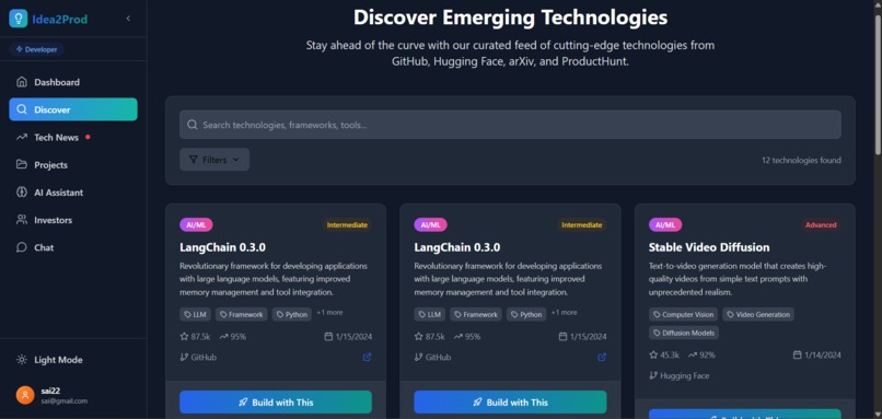 Idea2Prod – screenshot 3